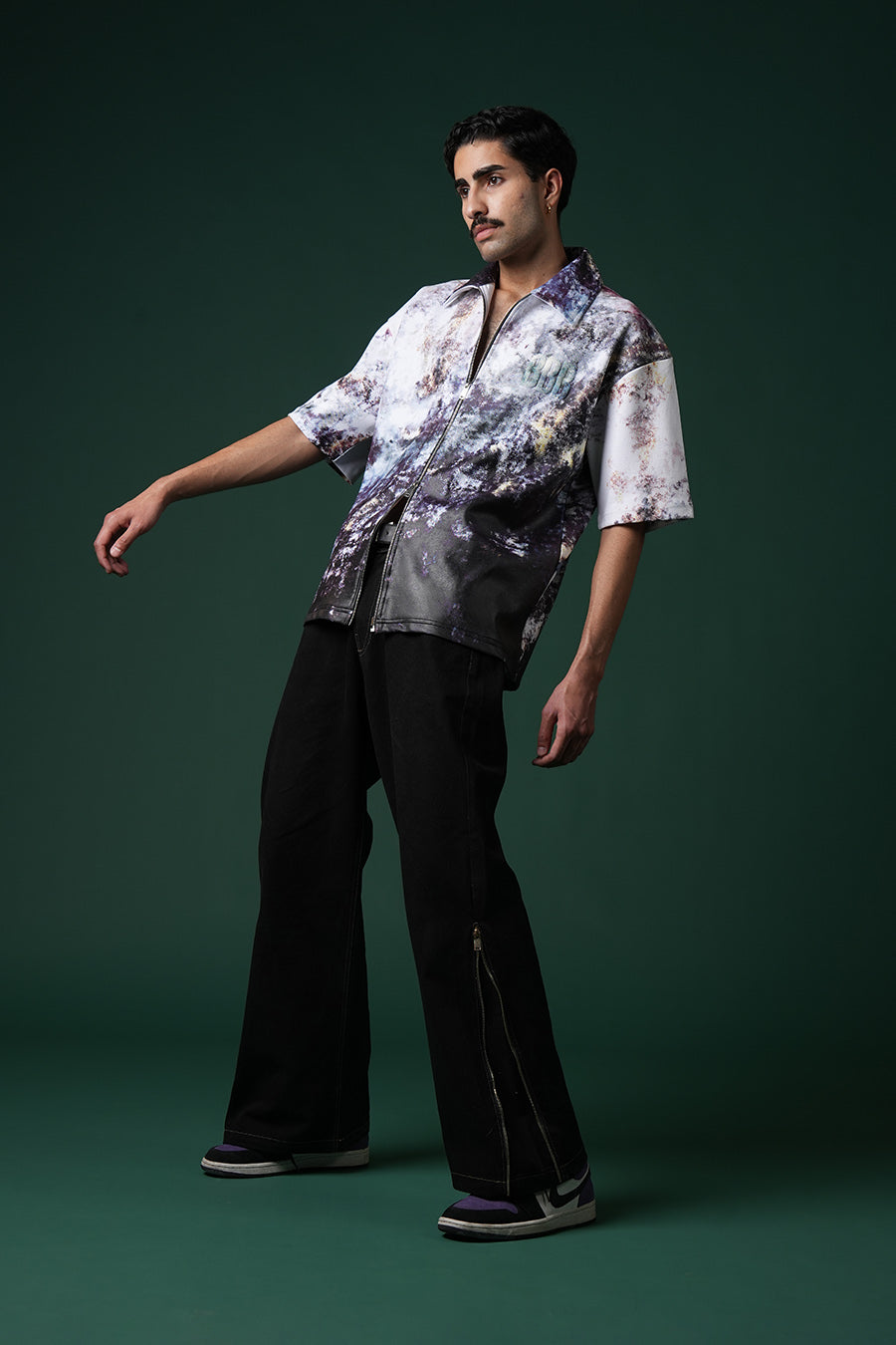 Sacred Ash Zipper Polo T-shirt